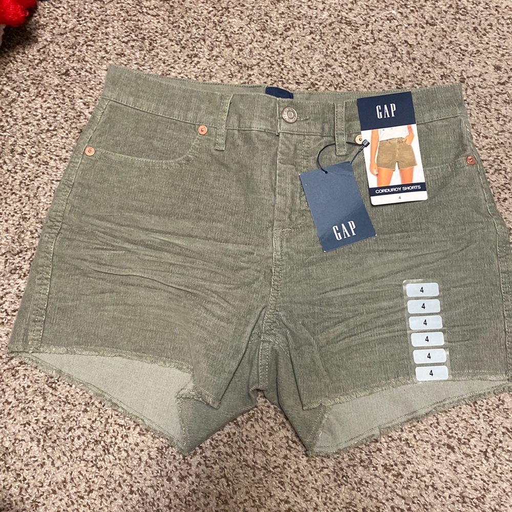 Gap Green Corduroy Short